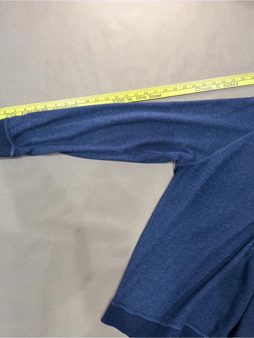 Peter Millar Navy Crewneck Sweatshirt – Men’s L Cotton Modal Blend - Picture 8 of 8